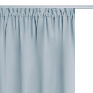 Curtain 140 x 270 Blackout Tape Hold Blue