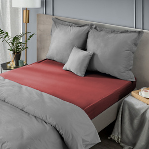 Bed sheet 220 x 200 with elastic Nova3 Red