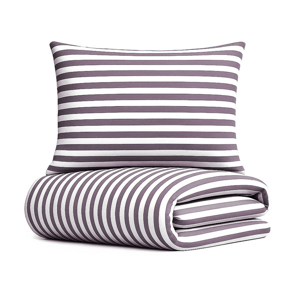 Pościel 140 x 200 2cz Mikrofibra w Pasy Eusebia Home 02