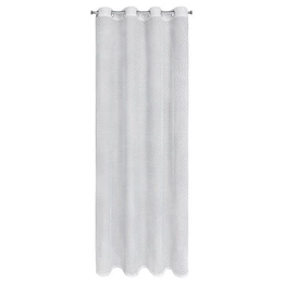 Firana 140 x 250 Dekoracyjna Przelotki CINDY Biały