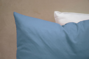 Cotton pillowcase 50 x 50 Uniform Ola Dark Turquoise