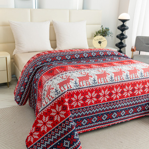 Narzuta 170 x 210 Tłoczona Świąteczna Levent 3230