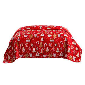 Narzuta 200 x 220 Tłoczona Świąteczna Levent 3237