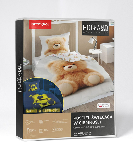 Pościel 140 x 200 2cz FLUO Młodzieżowa Jaime 5416A