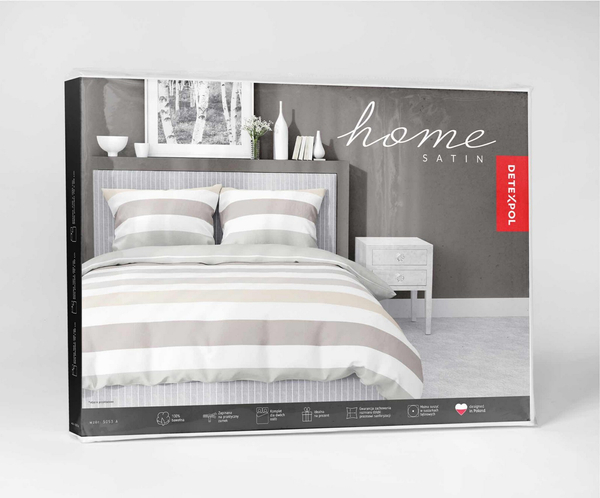 Bedding 140 x 200 2pc Asti Satin Cotton 5053A