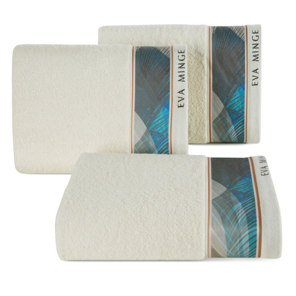 Eva Minge Bath Towel Eva3 50 x 90 Cream