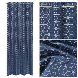 Zasłona 140 x 250 Gotowa Dekoracyjna Cube Gran + Sr