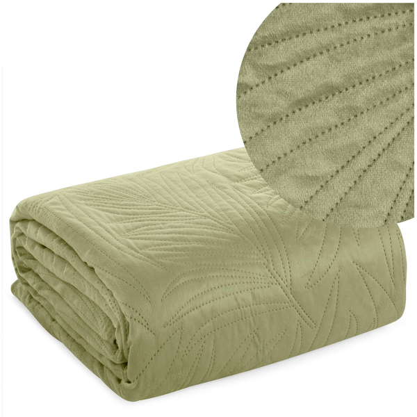 220 x 240 Quilted Velvet Luiz4 Quilt Bedspread J. Green