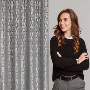 Ready-made Curtain 140 x 250 Laura Steel+Golden Splendor