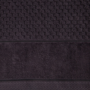 50 x 90 Bath Towel Cotton Frida 06 Black