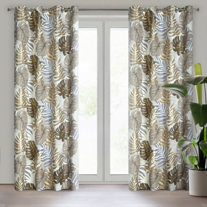 Curtain 140 x 250 Decorative Corfu Splits Brown