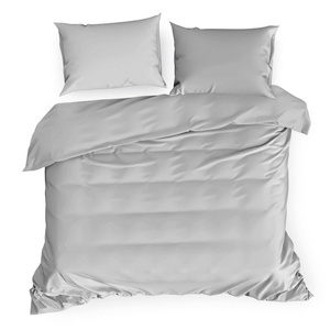 Bedding 220 x 200 3pc Satin Nova3 Silver