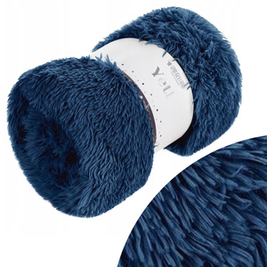 Blanket 70 x 150 Italian Fur Yeti Navy Blue