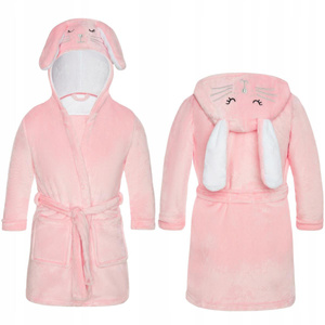 Children's Bathrobe with Hood M 120 Hare