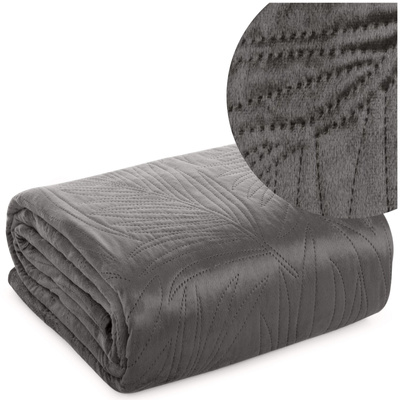 Narzuta 170 x 210 Pikowana Velvet Luiz4 Grafit