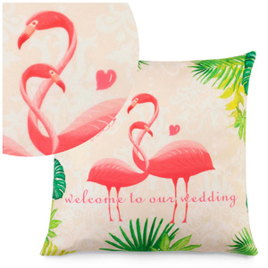 Tropical Velvet Decorative Pillowcase 04 40x40