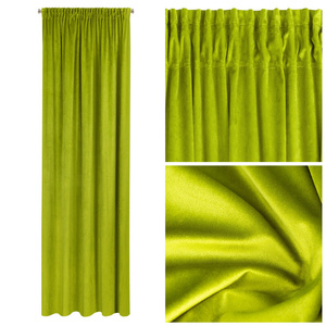 Pierre Cardini Tape Curtain 140 x 300 Olive