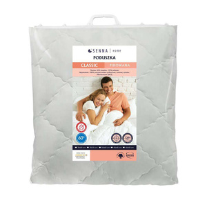 Poduszka 70x80 CLASSIC Pikowana Antyalergi Biel 