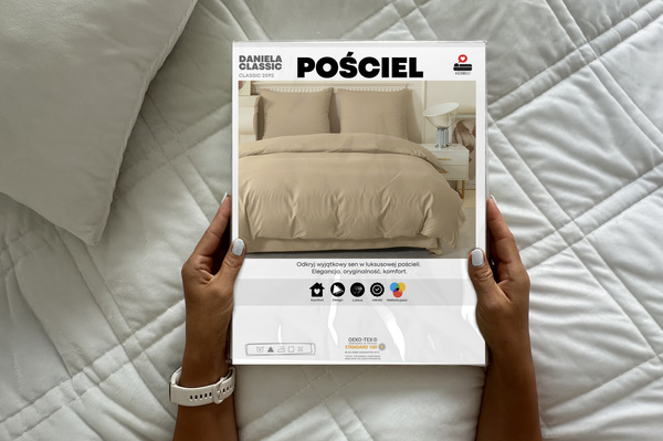Pościel 220 x 200 3cz Satynowa Daniela Classic 02