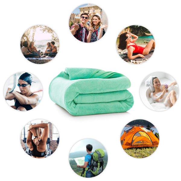 Towel 50 x 90 Quick-Drying Microfiber Iben 19