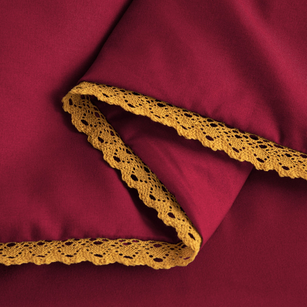 Pościel 200 x 220 3cz Gładka Z Koronką Brandon 03