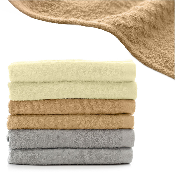 Set of Towels 70 x 140 6 pcs. Cotton Narcis 02