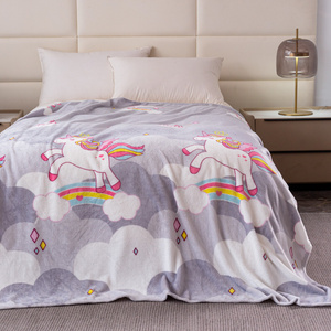 Koc 160 x 200 Mikrofibra Gładka Inger 16