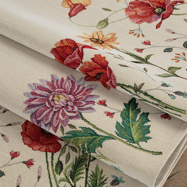 100 x 100 Decorative Tapestry Tablecloth 1239 Natur