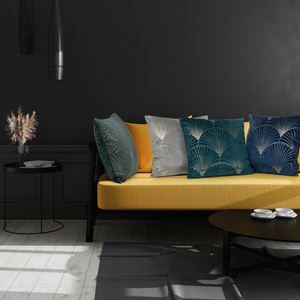 Poszewka 45 x 45 Dekoracyjna Velvet BLINK21 C. Mięt