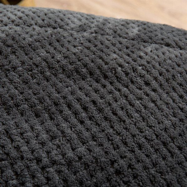 Koc 150 x 200 Mikrofibra Baranek Sherpa Grafit