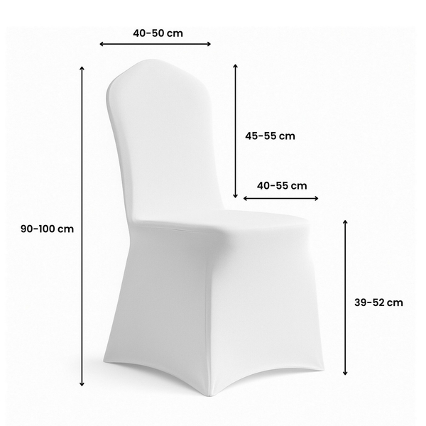 Pokrowiec 45 x 97 Na Krzesło Bankietowe Philip 01