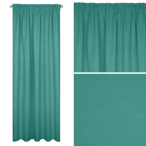 Curtain 135 x 270 Decorative Parisa Turquoise