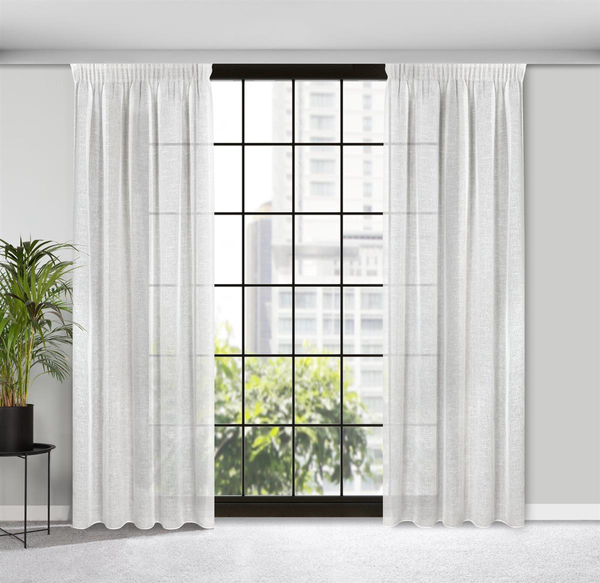 Zasłona 140 x 270 Dekoracyjna Taśma Katrin Natural