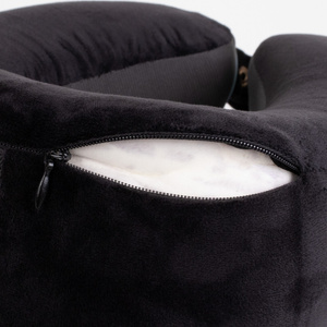 Poduszka Podróżna Rogal Memory z Kapturem Comfy 02