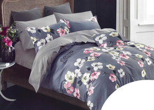 Cotton Satin Bedding in Flowers Double-sided No. A1141 200x220NP 3 parts