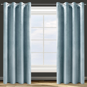 Curtain 140 x 250 Decorative Velvet Rosa Marine