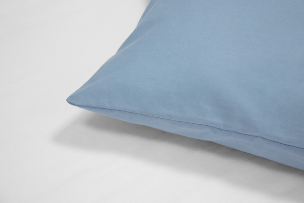 Poszewka Bawełna 50 x 60 Jednolita Ola Niebieski Blue