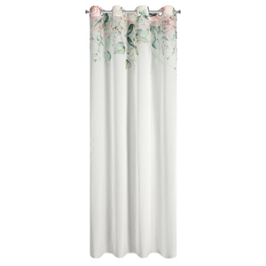 Zasłona 135 x 250 Dekoracyjna Przelotki Alora B+Ró