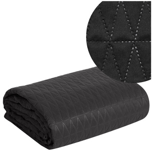 Bedspread 220 x 240 Quilted Decorative Boni3 Black