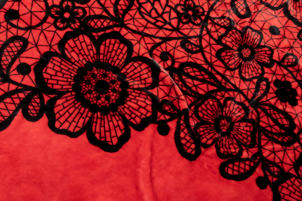 Koc Akryl Kolorowy nr A-821-1 Kwiaty 160x210