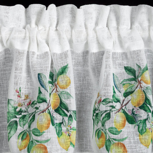 Firana 30 x 150 Dekoracyjna Gotowa CLOE B+Ziel