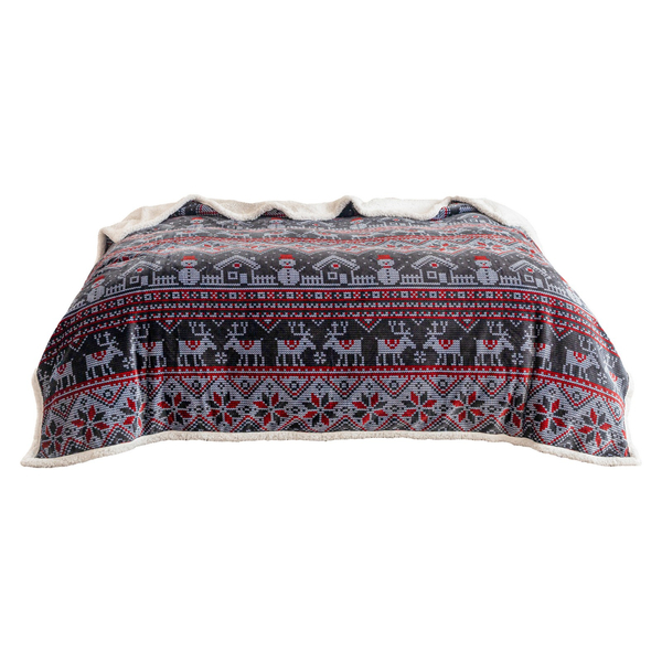 Koc 200 x 220 Mikrofibra Świąteczna Hayat 102