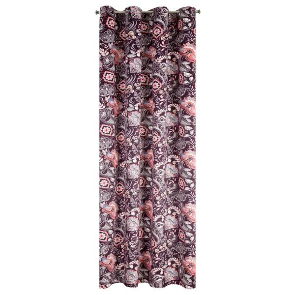 Zasłona 140 x 250 Dekoracyjna Welwet Mirei Bordo