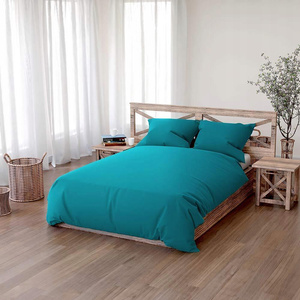 Bedding 160 x 200 3pc Cotton Simply Turquoise