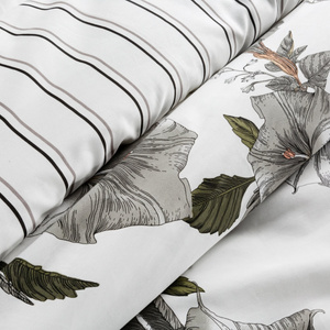 Bedding 160 x 200 3pcs Cotton Satin Spring 39