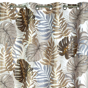 Curtain 140 x 250 Decorative Corfu Splits Brown