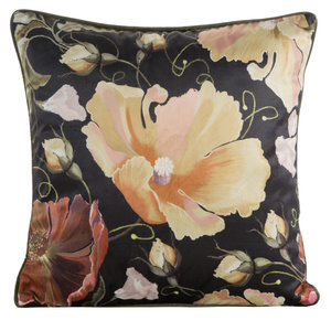 Cushion cover 45 x 45 Decorative Velvet 115 Black+Honey