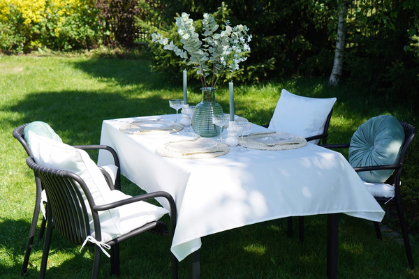 Tablecloth 140 x 280 Garden Waterproof Gaia Taupe