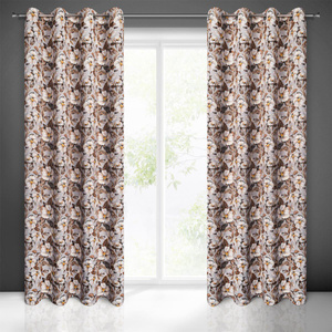 Curtain 140 x 250 Decorative Simona Beige+Brown