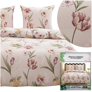 Bedding 160 x 200 3 pcs Satin Maria 3093